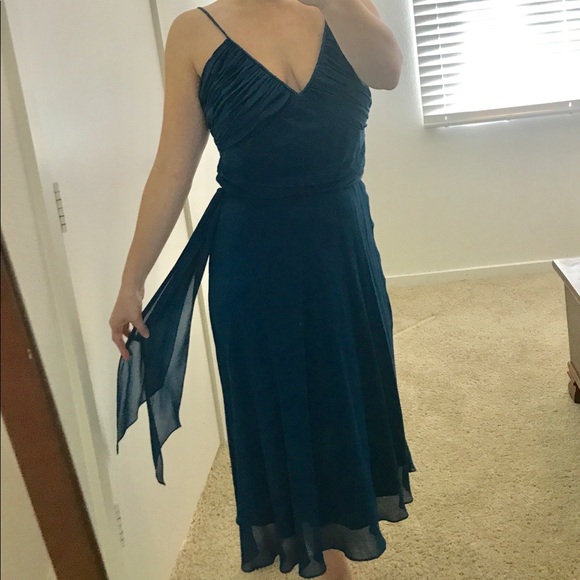 BCBG Peacock Blue Formal Dress - Picture 4 of 8